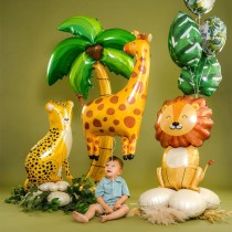 Palloncino in Foil 49" Super Shape Giraffa "Jungle Giraffe" Animali Grabo