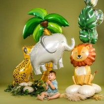 Palloncino in Foil 44" Super Shape Elefante "Jungle Elephant" Animali Grabo