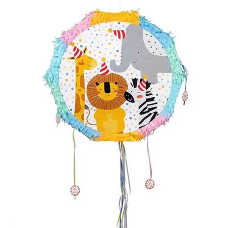 Pignatta in Cartoncino Rigido Animali della Giungla "Pinata" Pignatte Fantasia