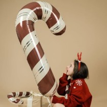 Palloncino in Foil 41" Super Shape Candy Cane Cioccolato Natale e Capodanno Grabo
