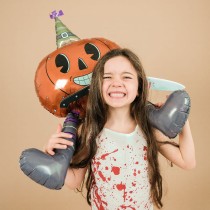 Palloncino in Foil 37" Standups Zucca di Halloween "Vintage Pumpkin" Halloween Grabo
