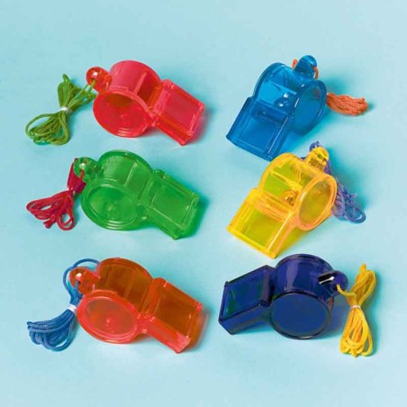 Gadget per Pignatte - Fischietti Colorati 12pz