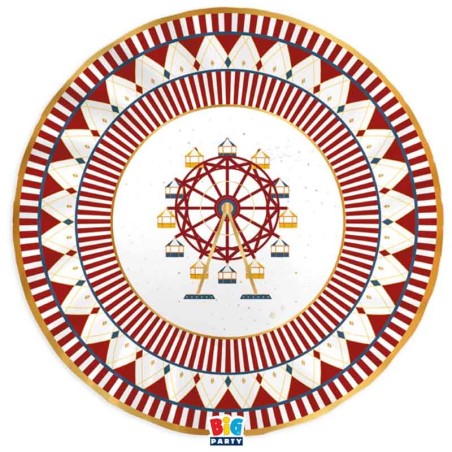 Sottopiatto di Carta 30cm "Christmas Carousel" 6pz