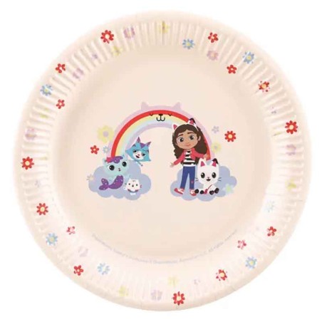 Piatto di Carta 23cm Gabby's Dollhouse 6pz Gabby's Dollhouse