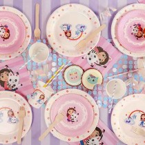 Piatto di Carta 18cm Gabby's Dollhouse 6pz Gabby's Dollhouse