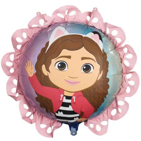 Palloncino in Foil 18" Gabby's Dollhouse con Volant Gabby's Dollhouse