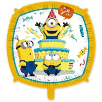 Palloncino in Foil 18" Quadrato Minions Party Minions