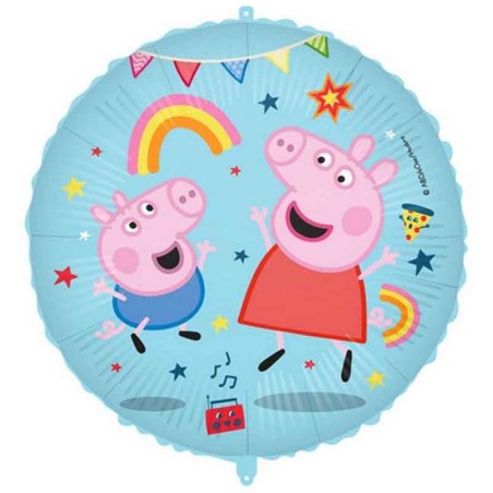 Palloncino in Foil 18" Peppa Pig e George Peppa Pig