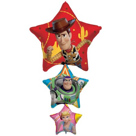 Palloncino in Foil 45" Super Shape 3 Stelle Toy Story Toy Story