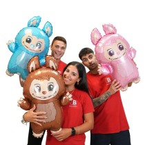 Palloncino in Foil 26" Super Shape "Bad Bunny Pink" Personaggi Grabo