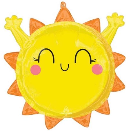 Palloncino in Foil 21" Roly Polies Sole "Sending You Sunshine" Cielo e Galassia