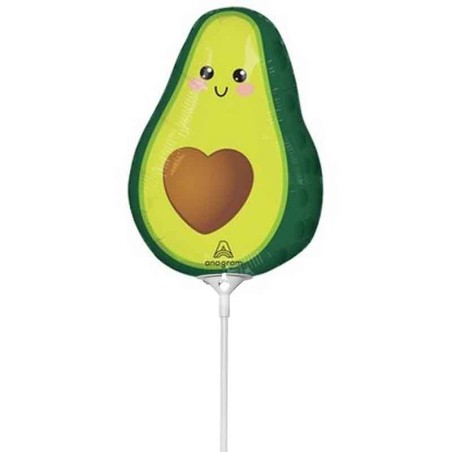 Palloncino in Foil 14" Mini Shape Avocado Food & Drink