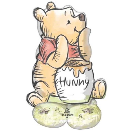 Palloncino in Foil 36" AirLoonz Winnie the Pooh Winnie the Pooh