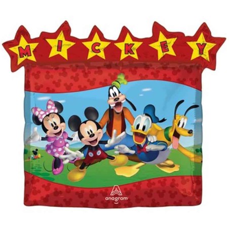 Palloncino in Foil 25" Super Shape Topolino "Mickey Clubhouse" Mickey Mouse & Co.