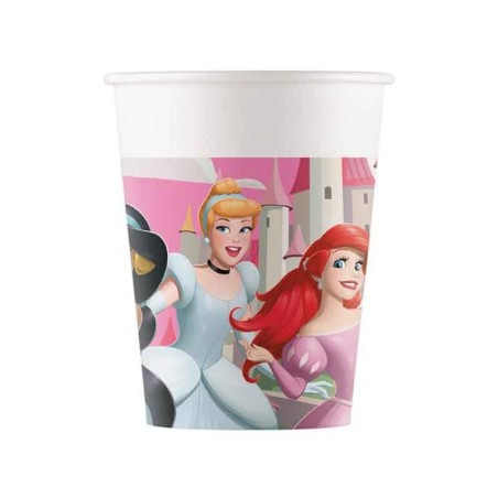 Bicchiere di Carta 200ml Principesse Disney "Princess Create Your World" 8pz Principesse Disney