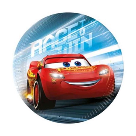 Piatto di Carta 20cm Cars "Victory Is Mine" 8pz Cars