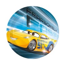 Piatto di Carta 20cm Cars "Victory Is Mine" 8pz Cars