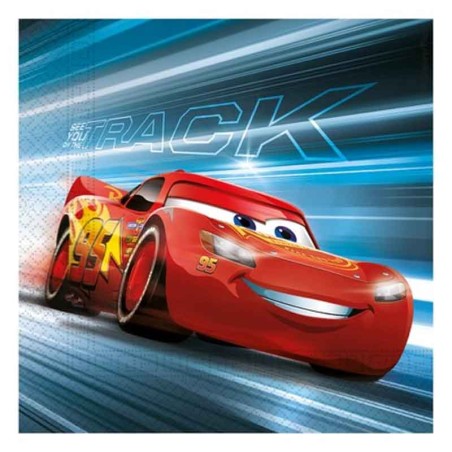 Tovagliolo di Carta 33x33cm con Cars "Victory Is Mine" 20pz Cars