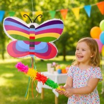Pignatta in Cartoncino Rigido sagomata Farfalla "Pinata" Pignatte Fantasia
