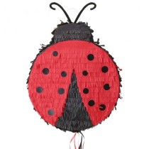 Pignatta in Cartoncino Rigido sagomata Coccinella "Pinata" Pignatte Fantasia