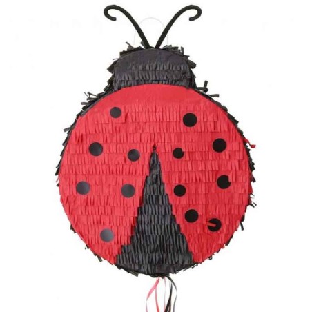 Pignatta in Cartoncino Rigido sagomata Coccinella "Pinata" Pignatte Fantasia