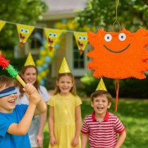 Pignatta in Cartoncino Rigido sagomata Granchio "Pinata" Pignatte Fantasia