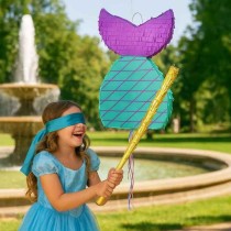 Pignatta in Cartoncino Rigido sagomata Coda Sirena "Pinata" Pignatte Fantasia