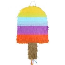 Pignatta in Cartoncino Rigido sagomata Stecco Gelato "Pinata" Pignatte Fantasia