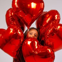 Palloncino in Foil 18" Sweetie Cuore Rosso "Heart Red" Cuori Regular 18"