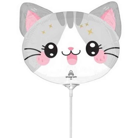 Palloncino in Foil 14" Mini Shape Gattino Animali (Fattoria e Domestici)