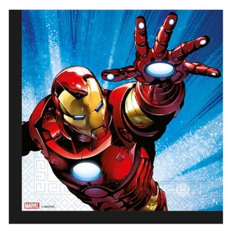 Tovagliolo di Carta 33x33cm con Avengers "Evergreen" 20pz Avengers