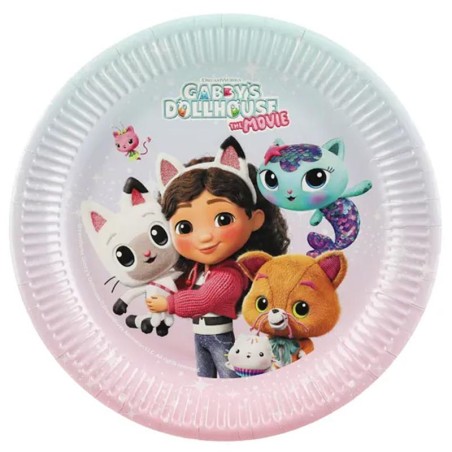 Piatto di Carta 23cm Gabby's Dollhouse & Friends 6pz Gabby's Dollhouse
