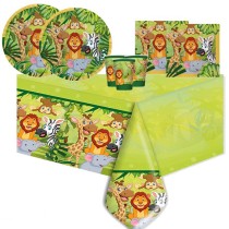 Piatto di Carta 18cm Giungla "Jungle" 6pz Giungla "Jungle"