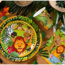 Bicchiere di Carta 250ml della Giungla "Jungle" 6pz Giungla "Jungle"