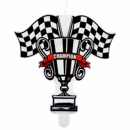 Candelina sagomata Trofeo e Bandiere "Formula 1" Candeline Sagomate Fantasia
