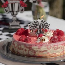 Candelina sagomata Trofeo e Bandiere "Formula 1" Candeline Sagomate Fantasia