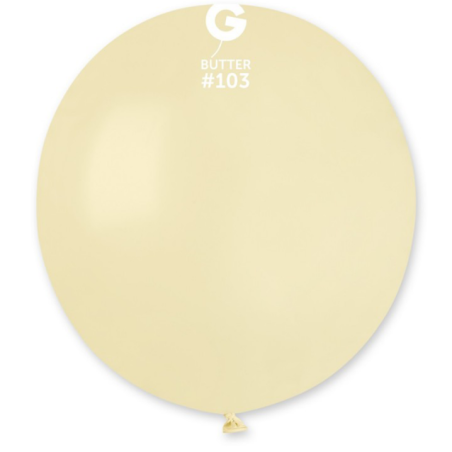 Palloncino in Lattice 40" G40 Marshmallow Burro "Butter 103" Gemar Standard 40" G40