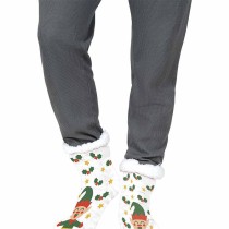 Calzini Antiscivolo e Termici di Natale con Vischio ed Elfo Accessori Persona Natale e Capodanno