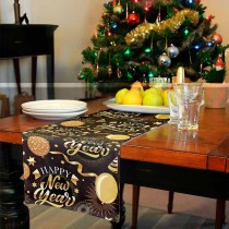 Runner da Tavolo di Capodanno "Happy New Year" Accessori Tavola Natale e Capodanno