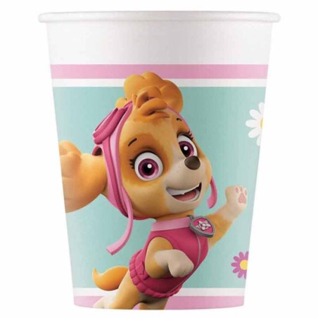 Bicchiere di Carta 200ml con Paw Patrol "Everest e Skye" 8pz