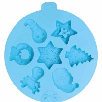Stampo Azzurro Pallaina per 7 Biscotti di Natale Accessori Tavola Natale e Capodanno