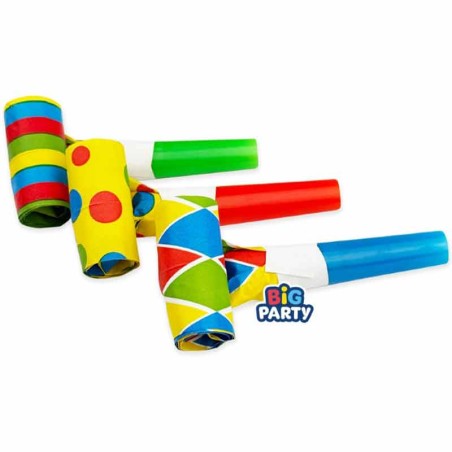 Linguetta Mix Assortita Multicolor 6pz Accessori Persona Natale e Capodanno