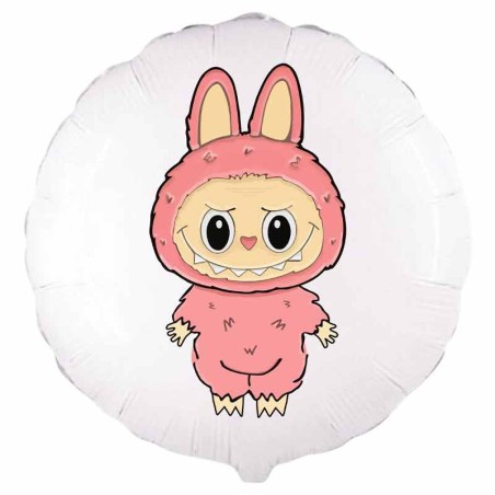 Palloncino in Foil 18" Angry Bunny Rosa