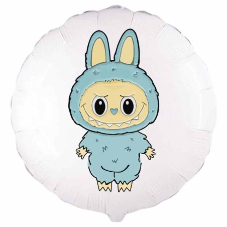 Palloncino in Foil 18" Angry Bunny Celeste
