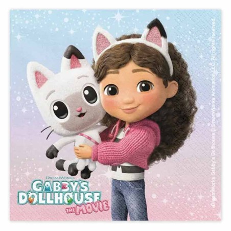 Tovagliolo di Carta 33x33cm Gabby's Dollhouse Mix 20pz Gabby's Dollhouse