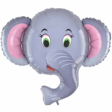 Palloncino in Foil 37" Super Shape Elefante "Elephant" Animali (Giungla e Bosco)