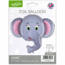 Palloncino in Foil 37" Super Shape Elefante "Elephant" Animali (Giungla e Bosco)