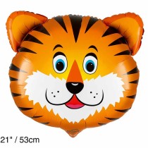 Palloncino in Foil 21" Junior Shape Tigre "Tiger" Animali (Giungla e Bosco)