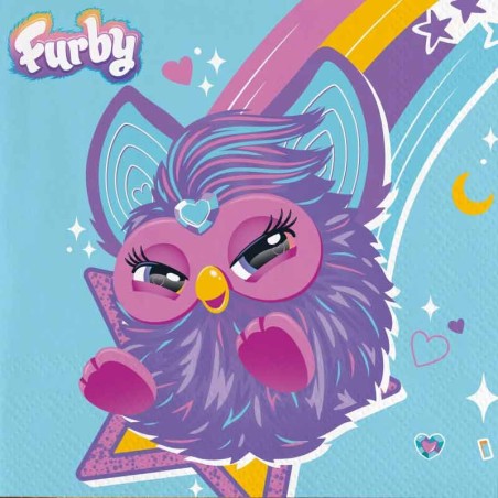 Tovagliolo di Carta 33x33cm con Furby 20pz