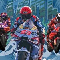 Piatto di Carta 23cm per Moto GP con Piloti 8pz Moto GP
